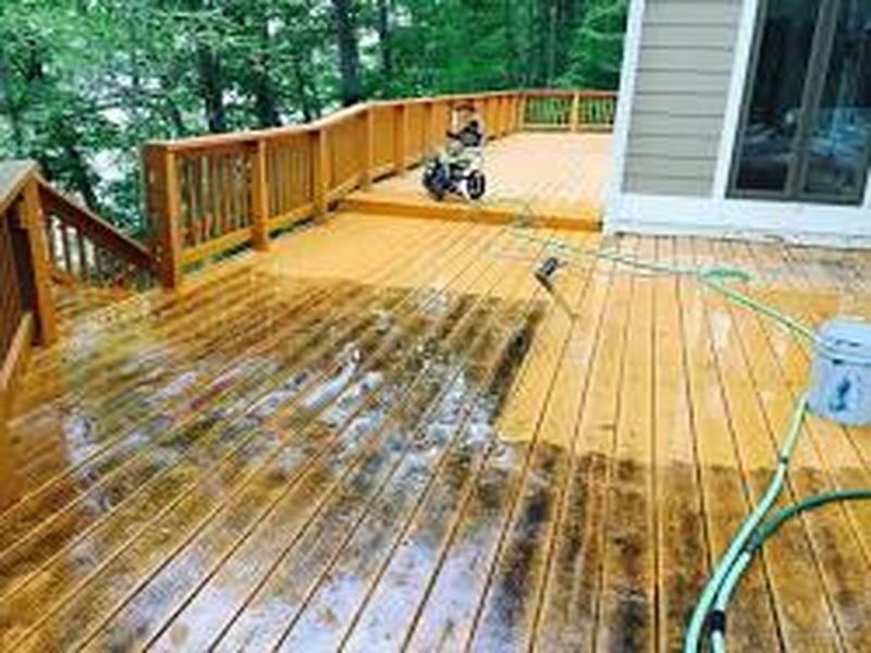 Pressure washing